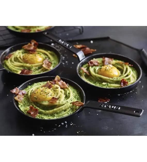 STAUB Lille 12 cm sort - støbejernspande