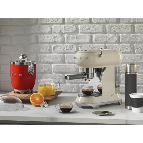 SMEG ECF01CREU Kaffemaskin Kräm