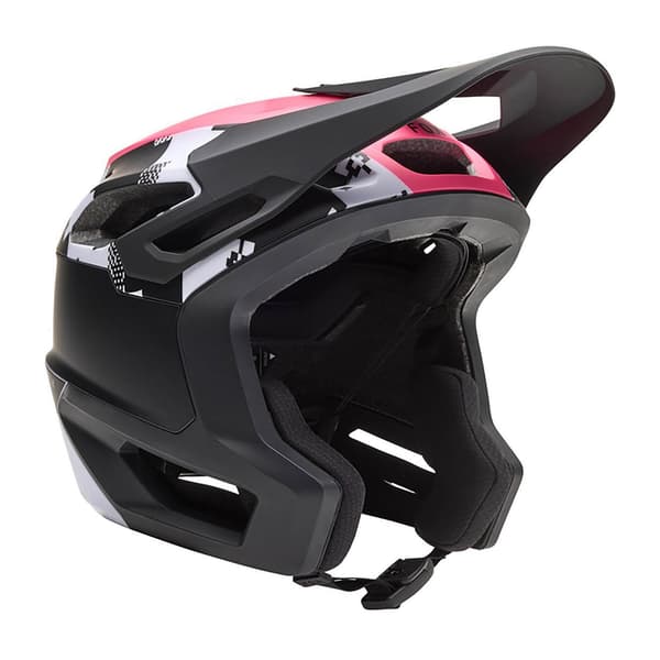 Fox Racing Dropframe Pro Digi Image sort/hvid cykelhjelm Størrelse: 52-54 cm (S)