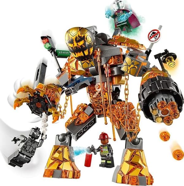 LEGO Marvel Spider-Man Kamp mod Molten Man (76128)
