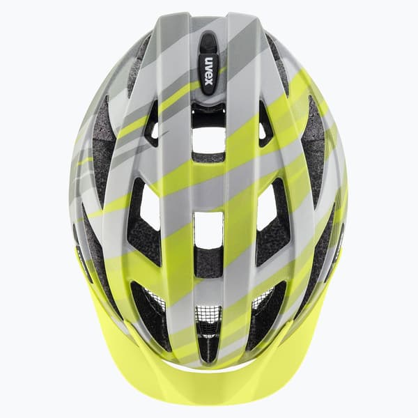 UVEX Air Wing CC cykelhjelm grå/lime mat
