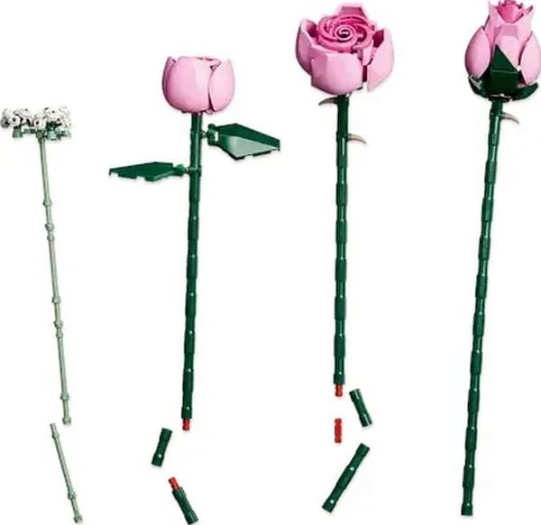 LEGO Botanicals 10374 Buket af lyserøde roser