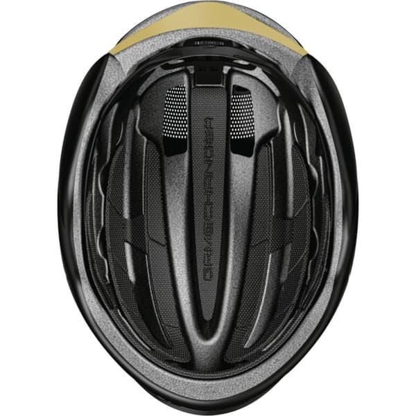 Abus GameChanger 2.0 cykelhjelm sort-guld Størrelse: L