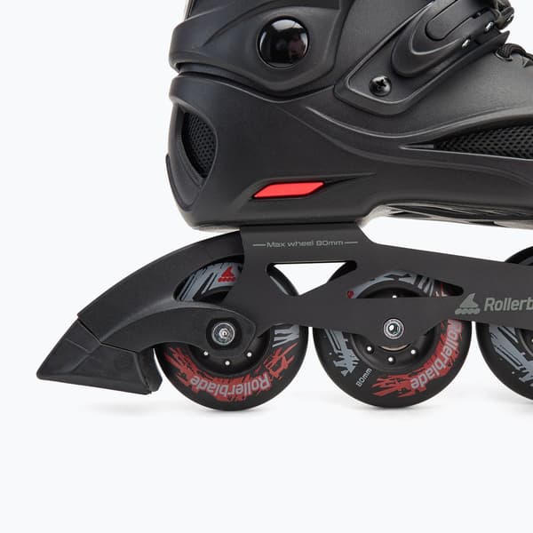 Rollerblade RB 80 herreruller sort/rød Størrelse: 38 EU