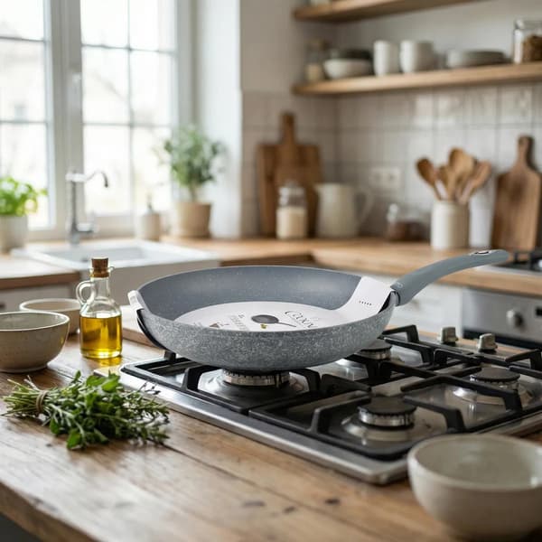 Non-stick pande MONDEX COOKINI OLIVE 30 cm grå