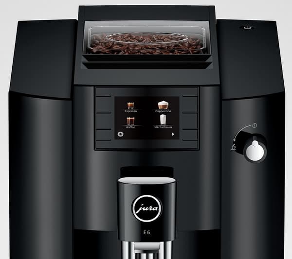 JURA E6 Piano Black (EC) espressomaskin