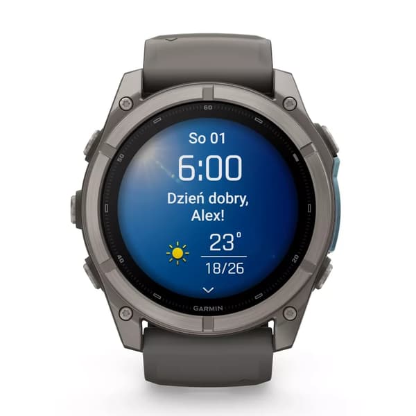 Smartwatch Garmin Fenix 9 51mm Pebble Grey/Titanium