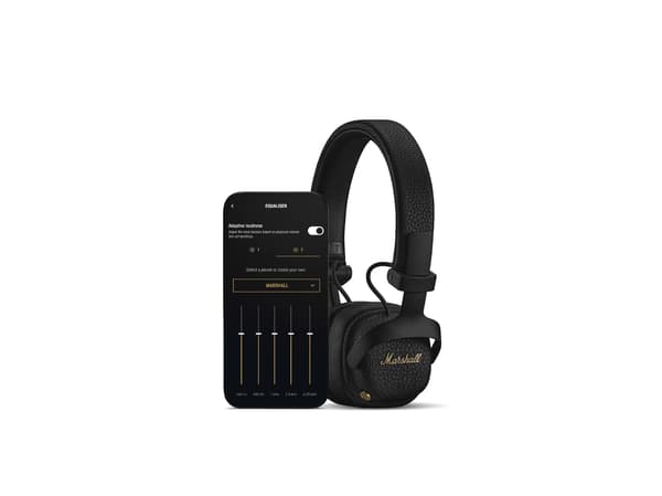 Marshall Milton A.N.C Trådløse On-Ear Bluetooth 6.0 Hovedtelefoner Sort