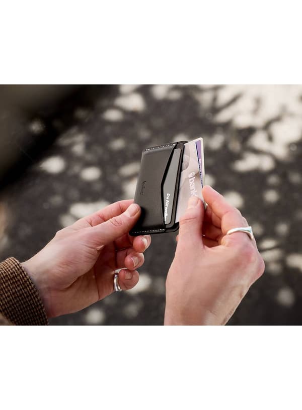 Bellroy Card Slip læderkortholder - sort
