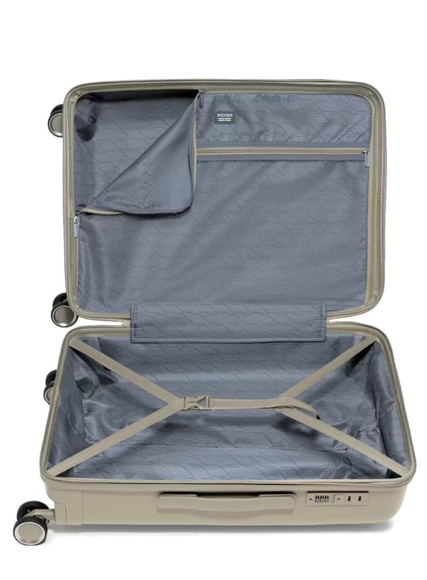 Resväska medium Puccini Turin - beige