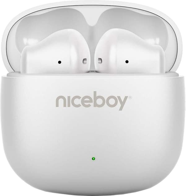 NICEBOY Beans 4 Pop In-ear hovedtelefoner Hvid