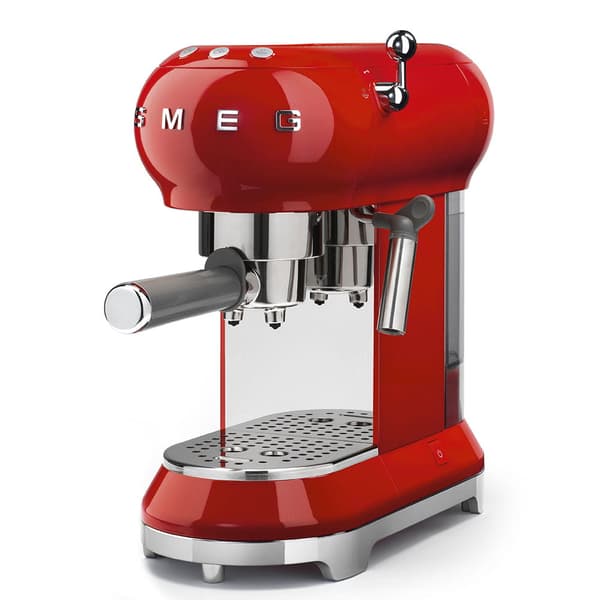 SMEG ECF01RDEU Kaffemaskine Rød