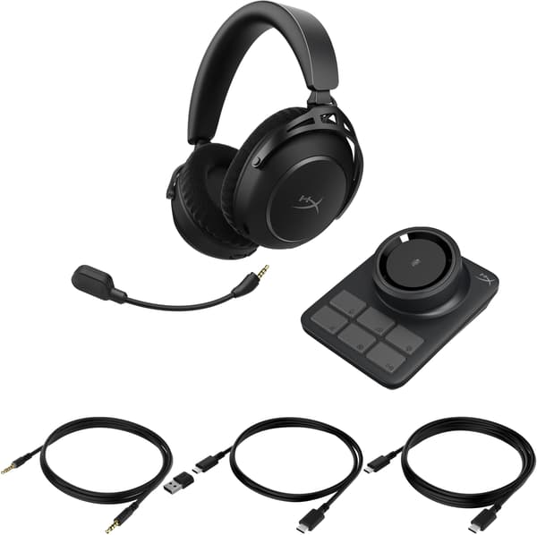 HYPERX Cloud Alpha 2 trådløse hovedtelefoner, over-ear, rumlig lyd
