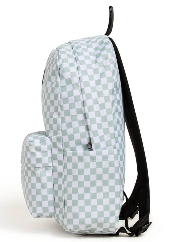 Ungdomsryggsäck Vans Old Skool Check Backpack - grå oliv