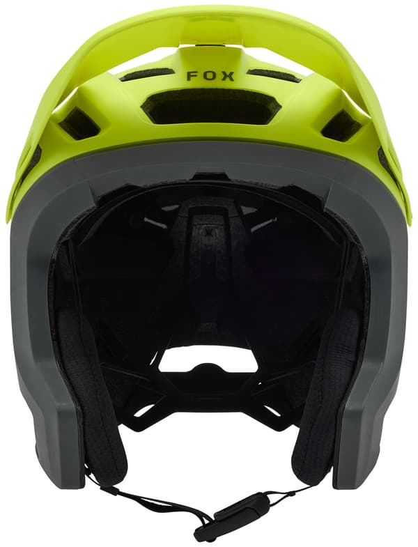 FOX Dropframe Pro Runn Cykelhjelm Sort-Gul MTB (størrelse S) MIPS