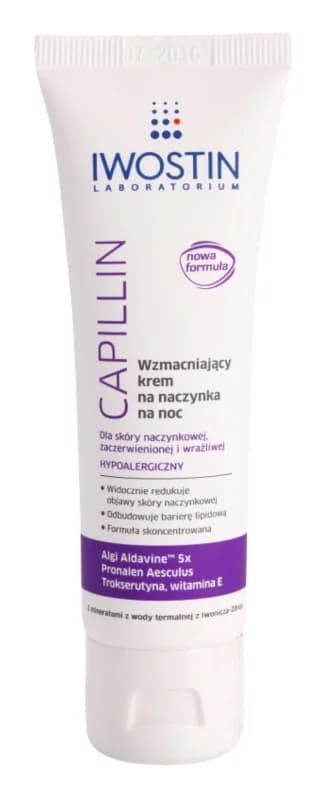Iwostin Capillin styrkende natcreme til sprængte blodkar 40 ml