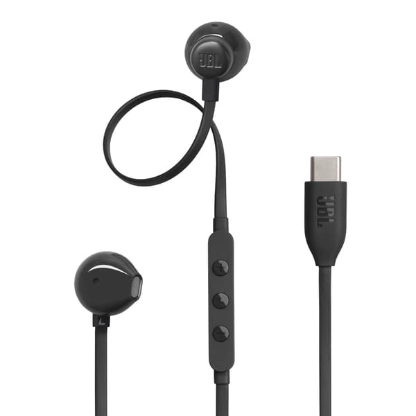 JBL Tune 305C USB-C In-Ear Kablede Hovedtelefoner Sort
