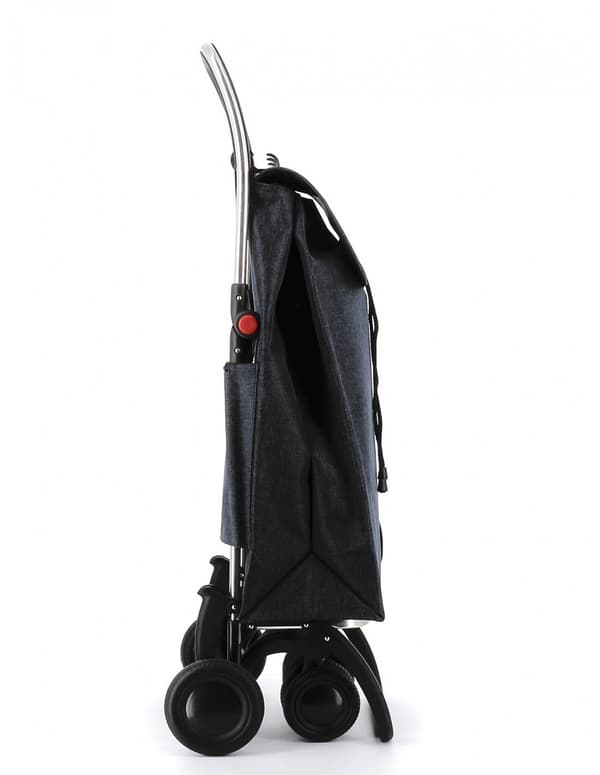 Indkøbstaske foldbar Rolser I-MAX TWEED - sort