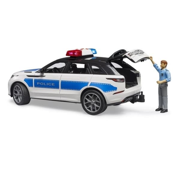 BRUDER Fordons Range Rover Velar polis med figur
