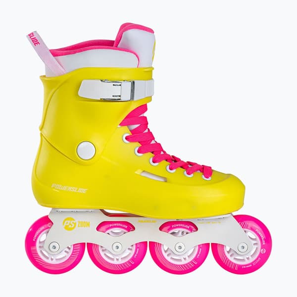 Powerslide Zoom neon gule rulleskøjter til kvinder Størrelse: 37-38 EU