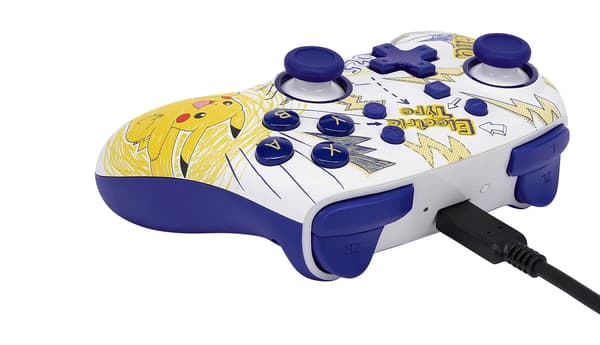 PowerA Enhanced NANO Pokemon Pikachu School Days Controller til Nintendo Switch Trådløs