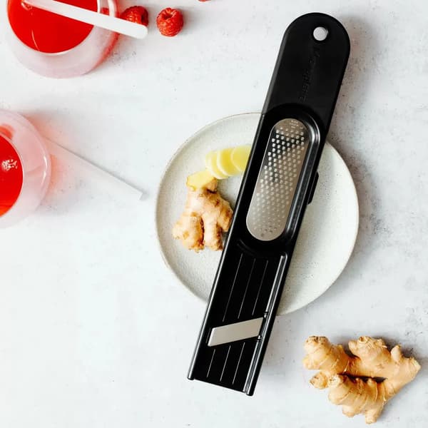 MICROPLANE Specialty 31 cm - manuel køkkenrive til ingefær i rustfrit stål