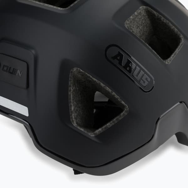 ABUS MoDrop samettimusta pyöräilykypärä Koko: 57-61 cm (L)