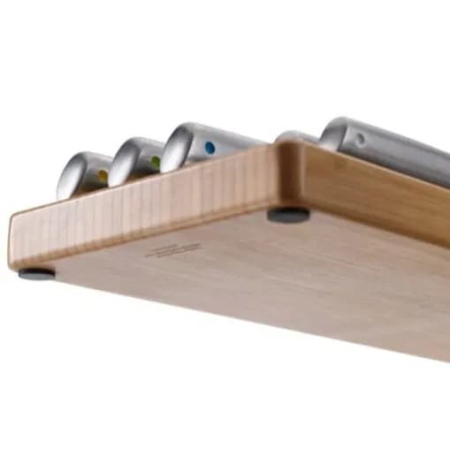 JOSEPH JOSEPH Elevate Bamboo 6 stk. - køkkenknive i rustfrit stål i blok