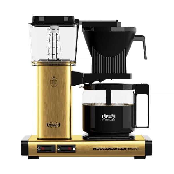 Moccamaster KBG 741 Select Yellow Brushed kaffemaskine