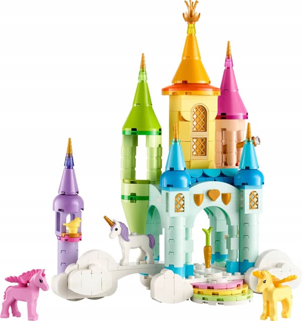 Lego slott Creator 3-i-1 - slottsklossar med enhörning perfekt som present
