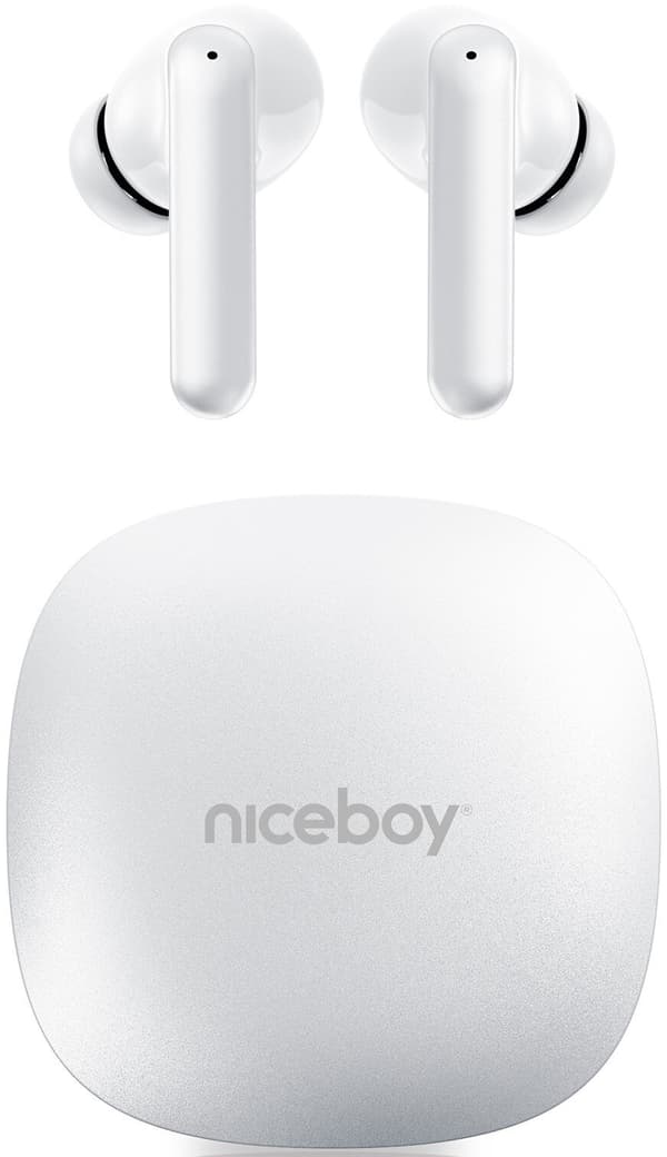 NICEBOY Pins 4 Pro ANC In-ear hovedtelefoner Hvid