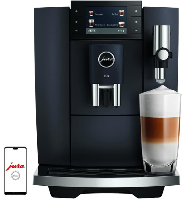 JURA E8 Cosmic Black (ED) kaffemaskine