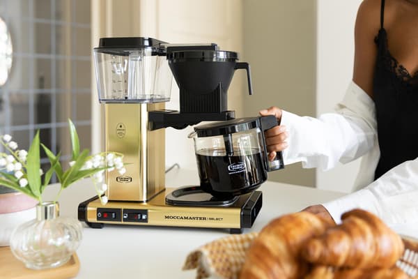 Moccamaster KBG 741 Select Yellow Brushed kaffemaskine