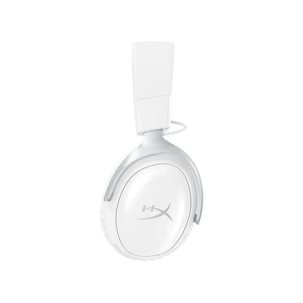 HyperX Cloud III S trådløse hovedtelefoner med mikrofon, over-ear, hvid