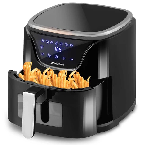 BERDSEN BD-652 5L Airfryer Sort-sølv