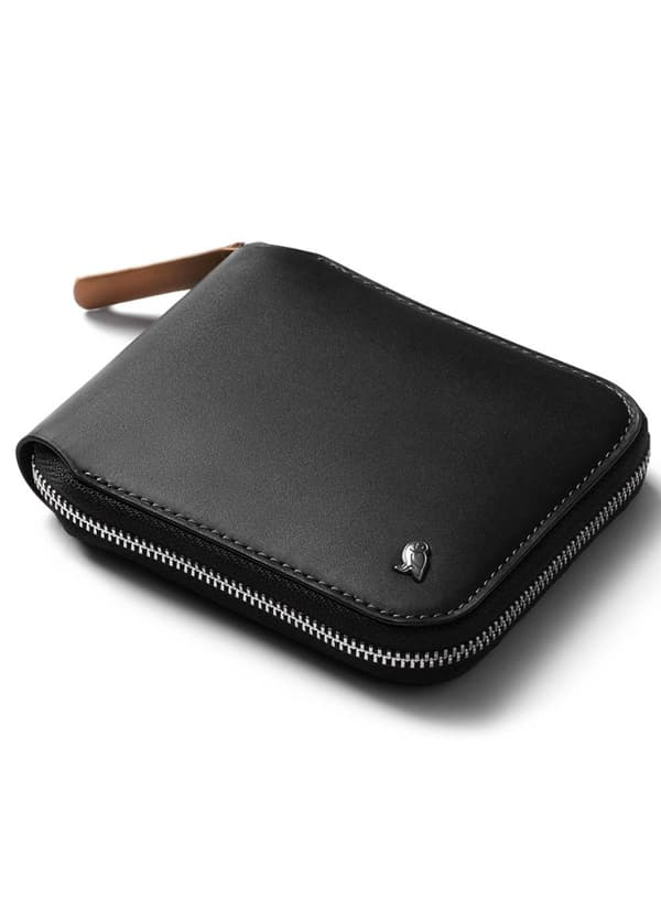 Bellroy Zip Wallet RFID læderpung - sort