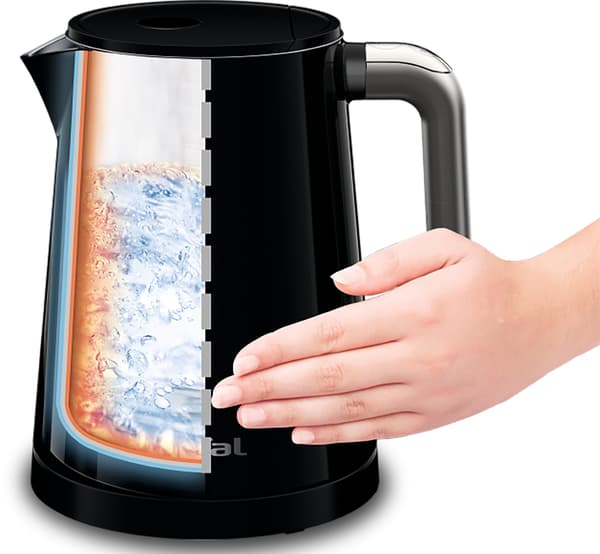 Tefal KO 854 Vedenkeitin Musta
