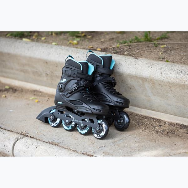Rollerblade RB 80 W rulleskøjter til kvinder sort/lyseblå Størrelse: 39 EU