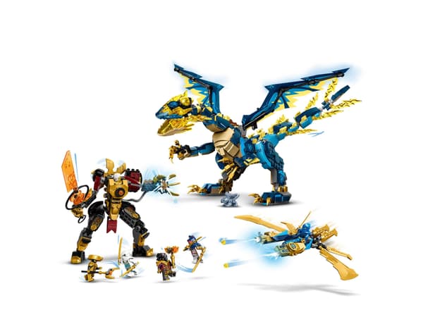 LEGO Ninjago 71796 Elementdrake mot kejsarinnans mech