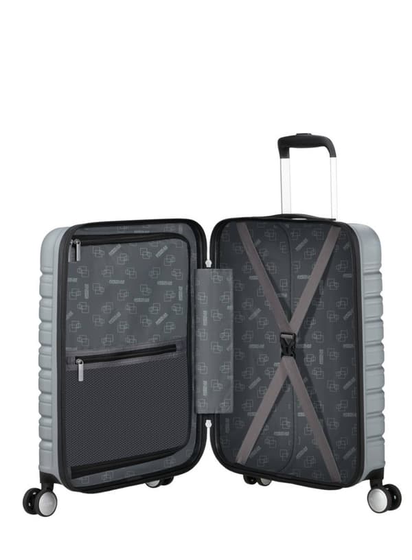 American Tourister Flashline Frontloader kabinekuffert - sky silver