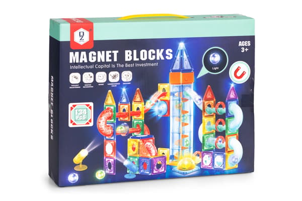 Magnetiske Byggeklodser Lysende Kuglebane Kuglebane 134 Dele