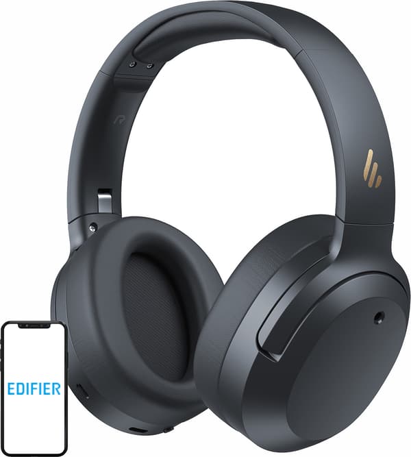 EDIFIER W820NB Plus V25 ANC Over-Ear Hörlurar Grå