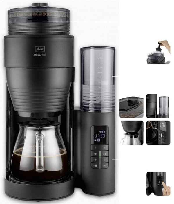 MELITTA AromaFresh II 1030-05 Kaffemaskine Sort
