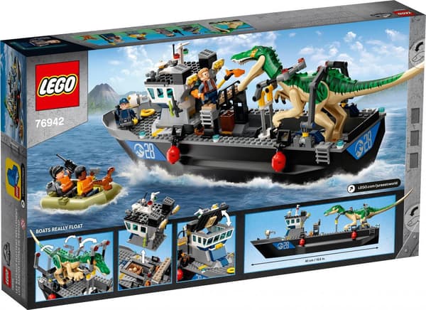 LEGO Jurassic World Baryonyx båtflykt (76942)