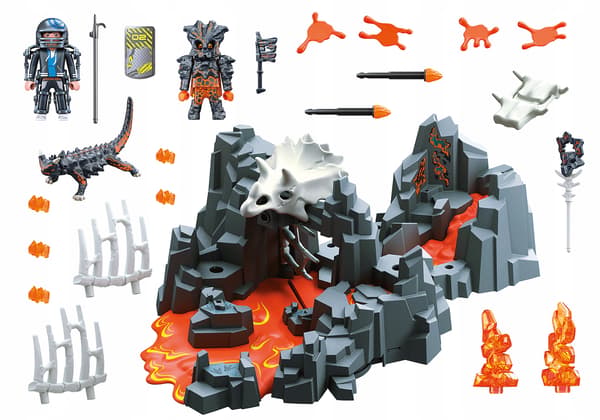Playmobil 70926 Dino Rise Lava Source Guardians