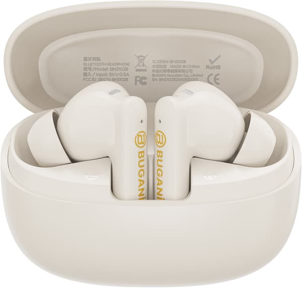 BUGANI Freebuds B20 ANC In-ear hörlurar Kräm