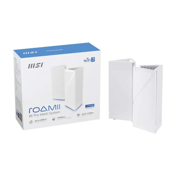 MSI Router Roamii BE Pro Mesh System - 2-pak