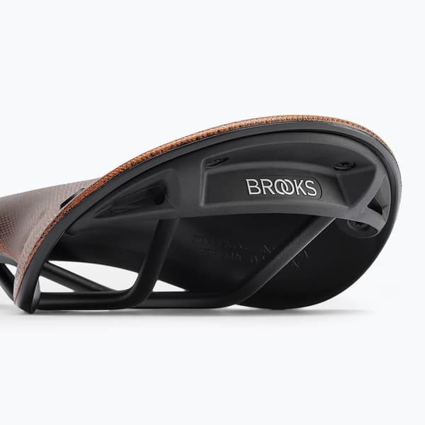 Brooks England C17 Carved orange cykelsadel