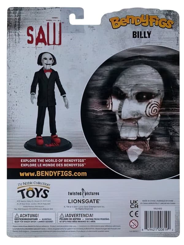 Figur THE NOBLE COLLECTION Horror Saw Billy Puppet