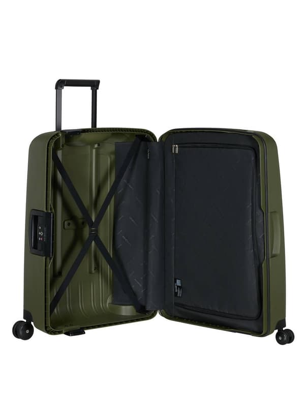 Samsonite S'Cure mellemstor kuffert 79 l - oliven